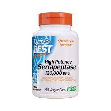 Doctor's Best High Potency Serrapeptase 120000 SPU health benefits