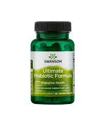 Ultimate Probiotic Formula Digestive Health Immune System Support 66 Billion CFU Prebiotic NutraFlora scFOS 30 DRcaps Veggie Capsules dosage